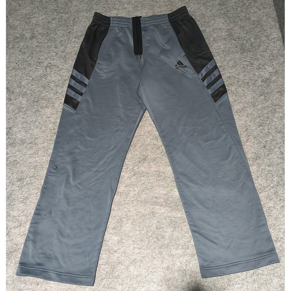 Adidas Athletic Drawstring‎ Pants Men's Size Medium Grey
